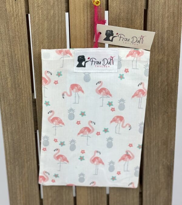 Maskenetui "Flamingos"